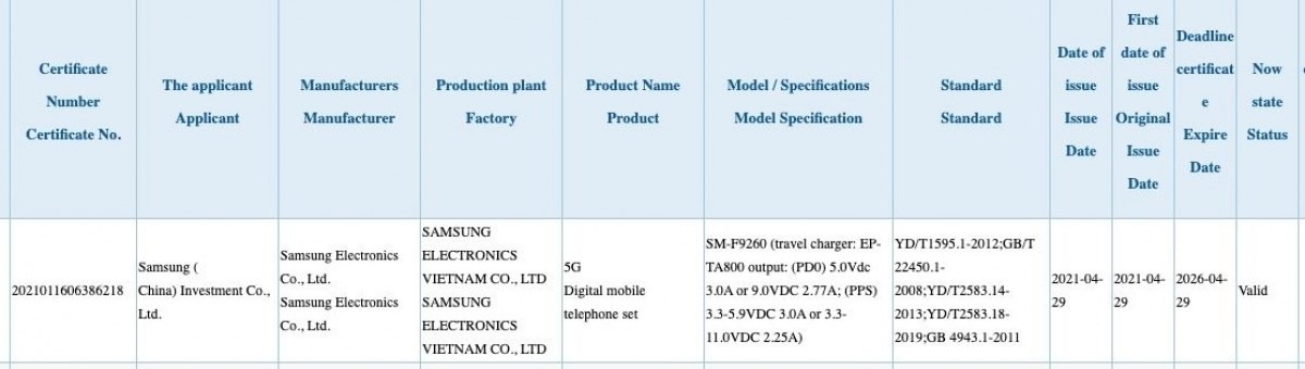 Samsung Galaxy Z Fold 3 sẽ được ra mắt đi kèm với sạc nhanh 25W