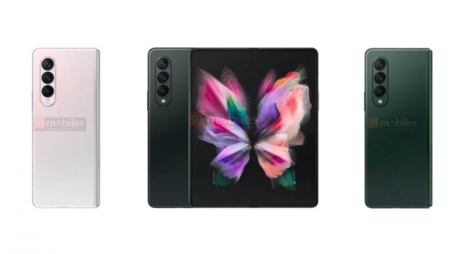 Lộ diện toàn bộ màu sắc của Galaxy Z Fold 3 trong rò rỉ mới